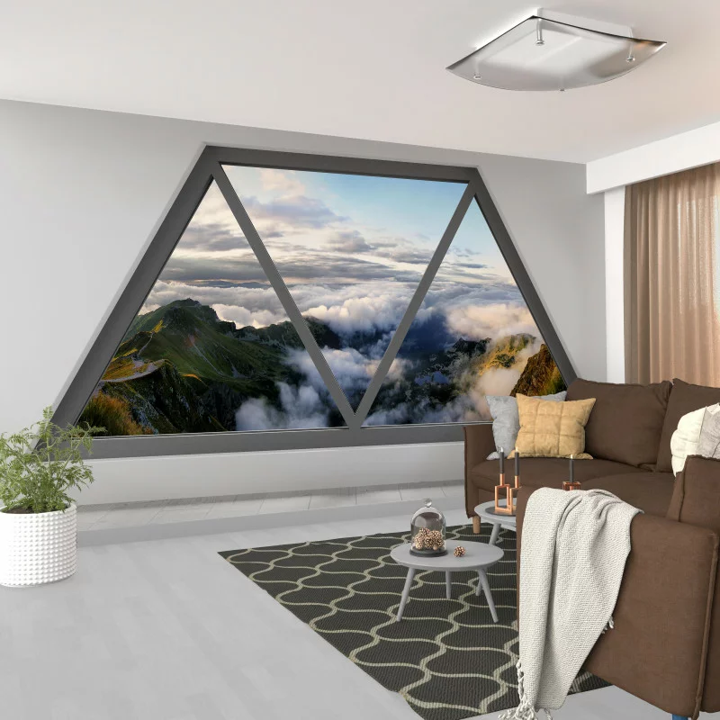 Fototapeta 3D pokój w górach - obrazek 1