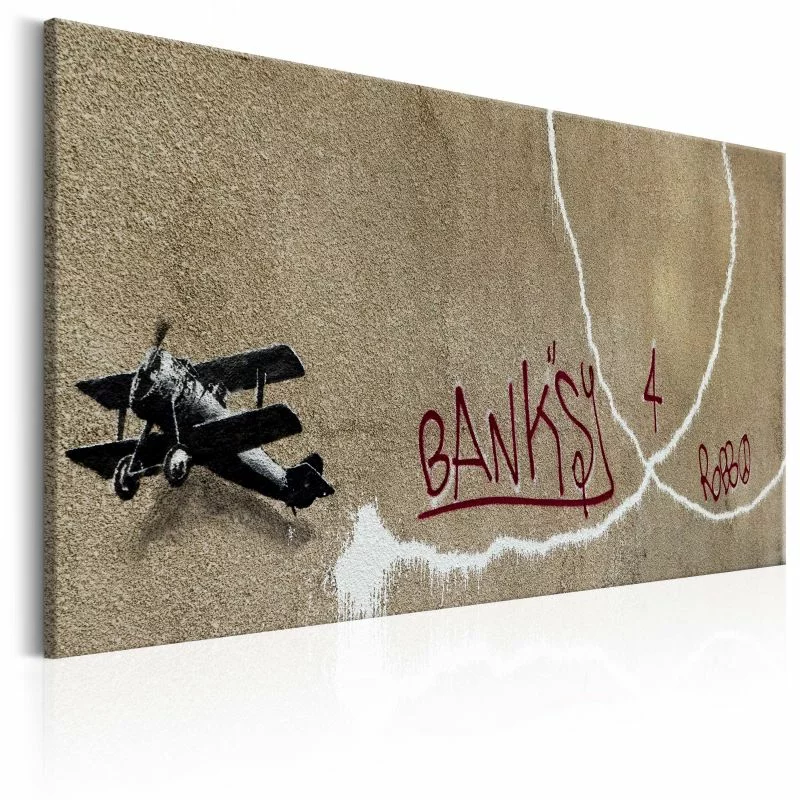 Obraz - Love Plane by Banksy - obrazek 1