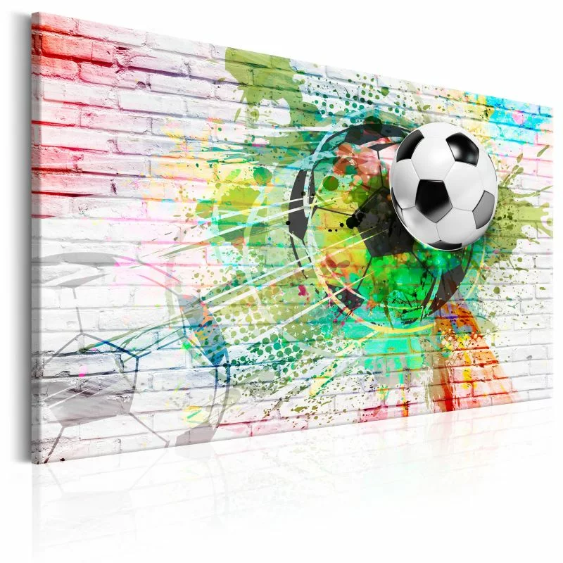 Obraz - Kolorowy sport (Piłka nożna) - obrazek 1