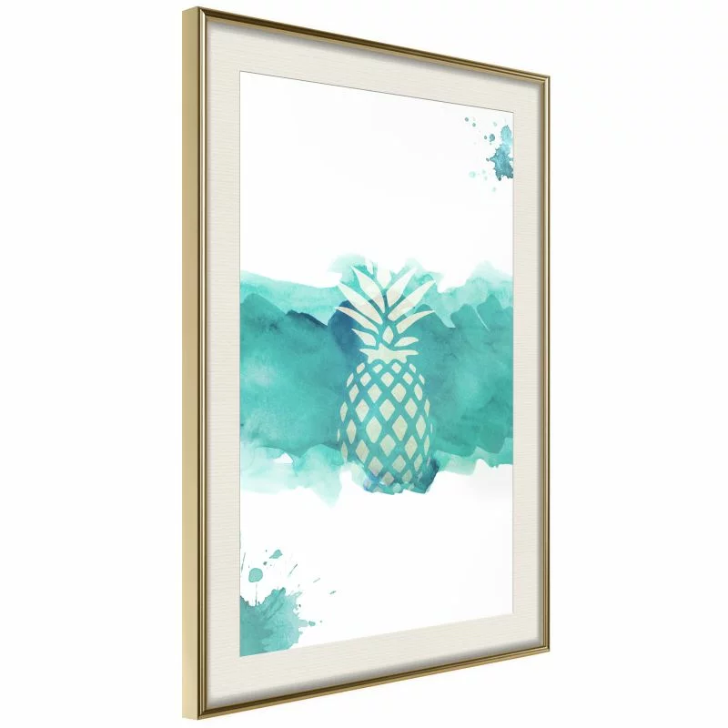 Plakat - Pastelowy ananas - obrazek 1