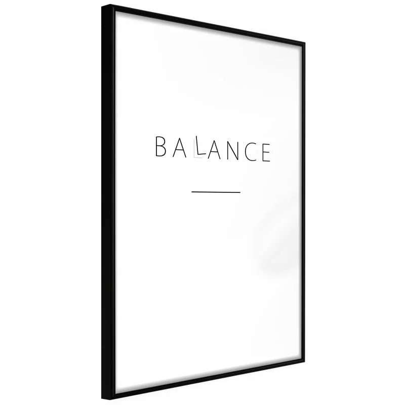 Plakat - Szukaj równowagi - obrazek 1