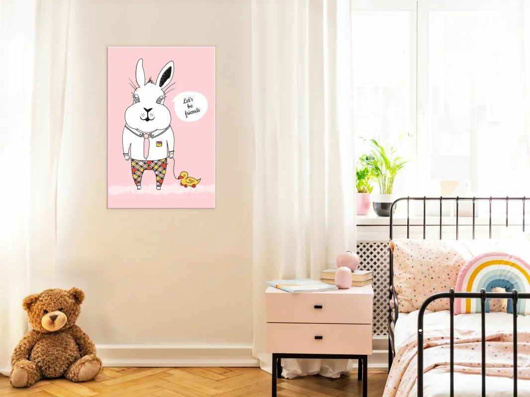 Obraz - Przyjaciel królika (1-częściowy) pionowy - obrazek 1