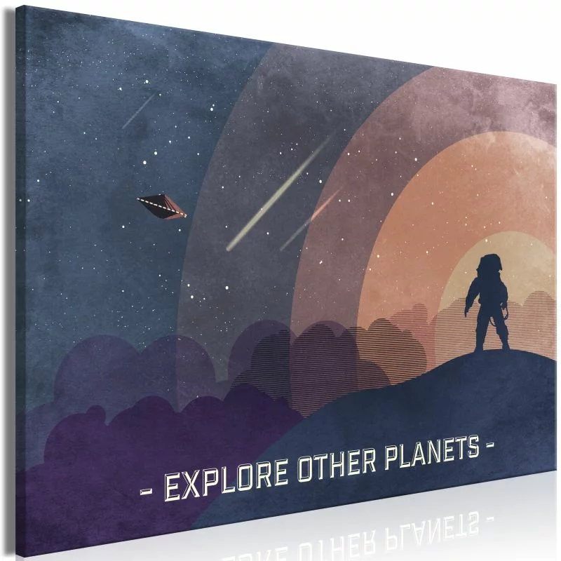 Obraz - Explore Other Planets (1-częściowy) szeroki - obrazek 1