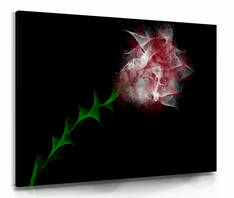 Obraz z różą abstrakcja na wymiar - obrazek 1