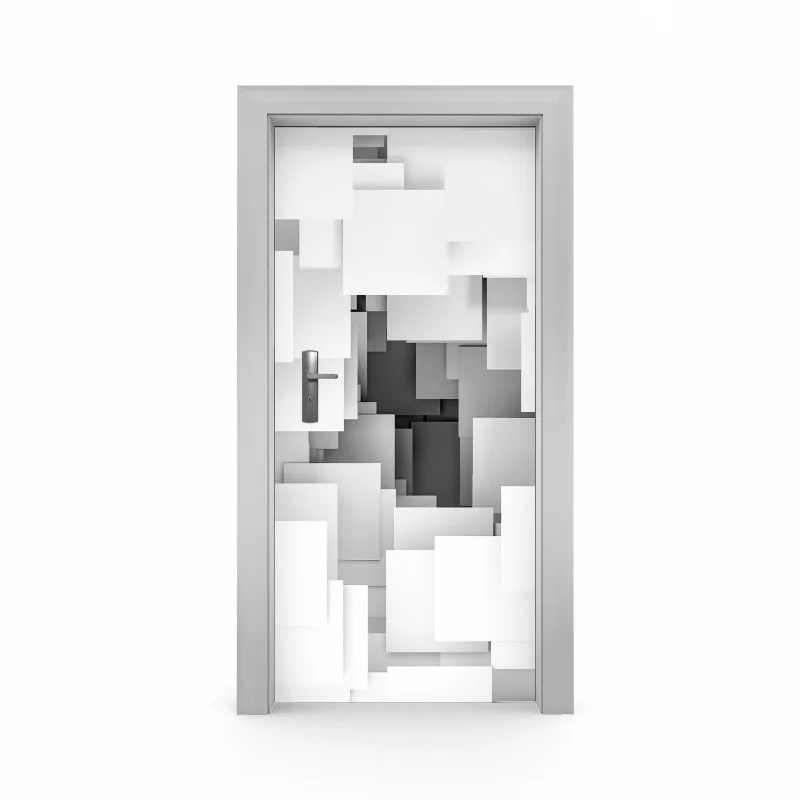 Naklejka na drzwi - głębia 3d - obrazek 1