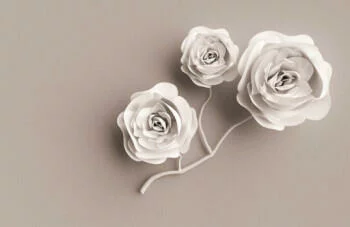 Fototapeta 3D delikatne kwiaty - obrazek 2