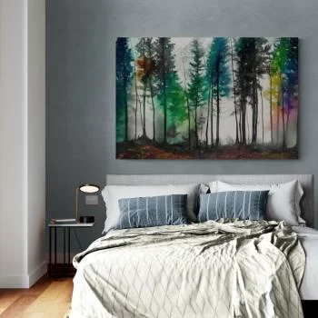 Obraz - kolorowe drzewa