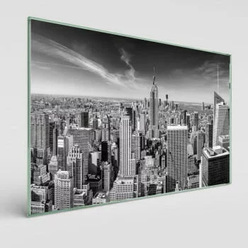 Obraz na szkle - Nowy Jork czarno-biały