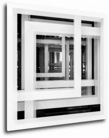 Obraz kwadratowy 3D - proste kąty