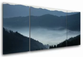 Obraz na płótnie - dolina we mgle