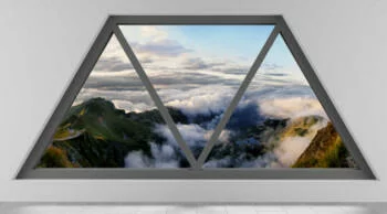 Fototapeta 3D pokój w górach - obrazek 2