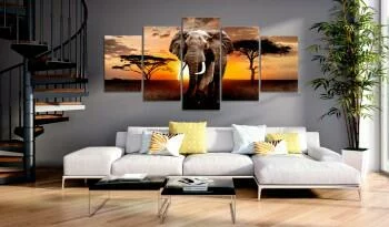 Obraz - Wędrówka słonia - obrazek 2
