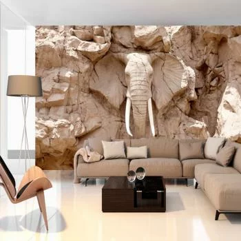 Fototapeta 3D - Rzeźba słonia