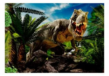 Fototapeta 3D - Wściekły tyranozaur - obrazek 2