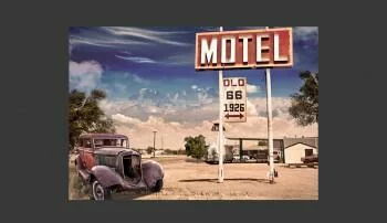 Fototapeta - Old motel - obrazek 2