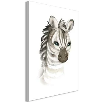 Obraz - Mała zebra (1-częściowy) pionowy - obrazek 2
