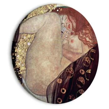 Obraz okrągły - Danae (Gustav Klimt)