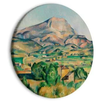 Obraz okrągły - Góra Sainte-Victoire (Paul Cézanne)