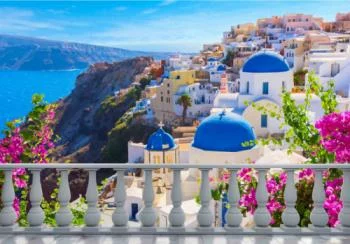 Fototapeta 3D - grecki piękny krajobraz - obrazek 2