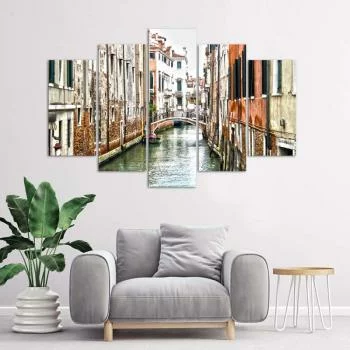 Obraz pięcioczęściowy na płótnie, Wenecja