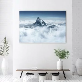 Obraz na płótnie, Alpy ponad chmurami
