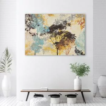 Obraz Deco Panel, Kolorowe drzewa abstrakcja