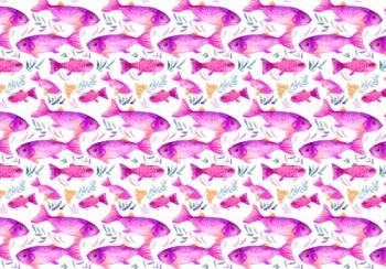Fototapeta - różowe rybki - obrazek 2