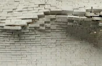 Fototapeta 3D - lecące cegły - obrazek 2