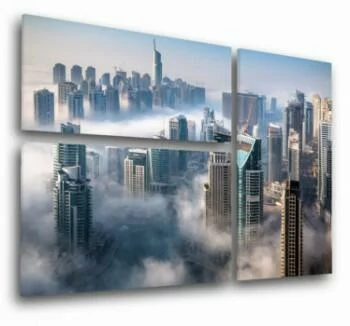 Obraz na płótnie - Dubaj we mgle