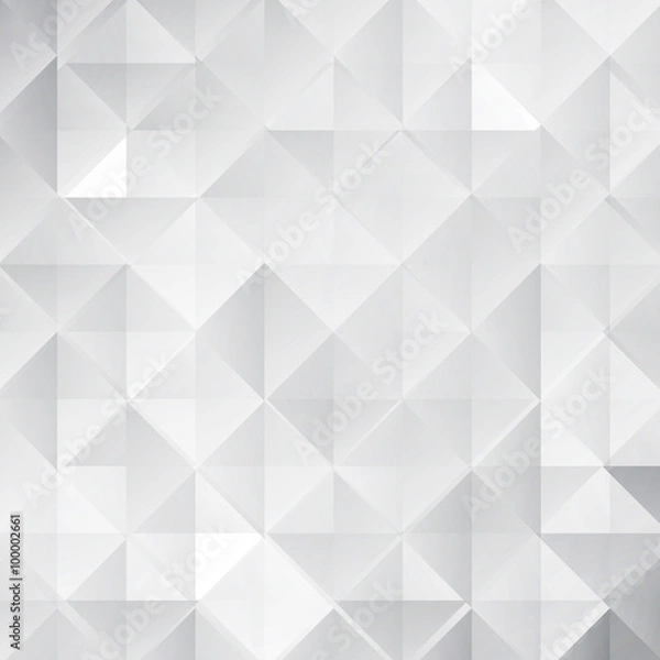 Obraz Vector Abstract geometric shape from gray. 