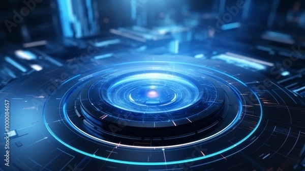 Fototapeta tech, technoloty, blue, light, background
