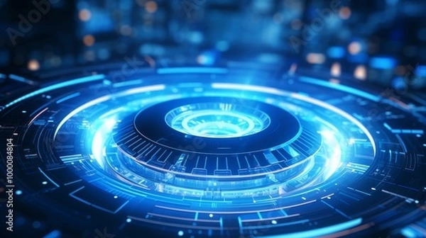 Fototapeta tech, technoloty, blue, light, background
