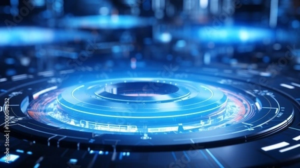 Fototapeta tech, technoloty, blue, light, background
