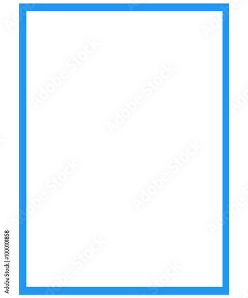 Obraz blue frame for photo or invitations