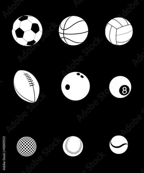 Fototapeta sport balls
