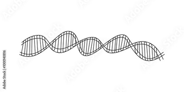 Fototapeta DNA icon design. microbiology structure sign and symbol.