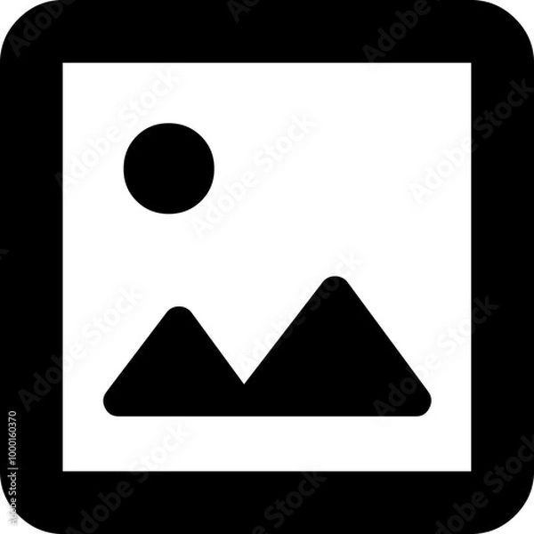 Fototapeta Vector black imagesmode icon graphic design illustration, icon design, business icon