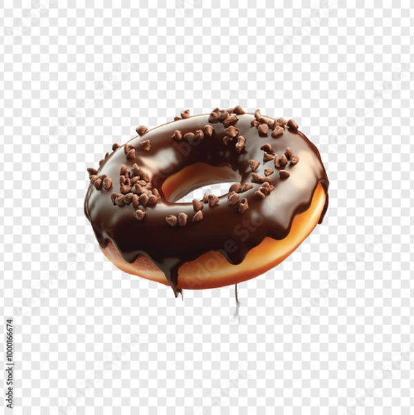 Obraz donut with chocolate