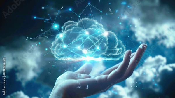 Obraz A discussion on how businesses are using cloud computing to enhance agility, reduce costs, and accelerate digital transformation.