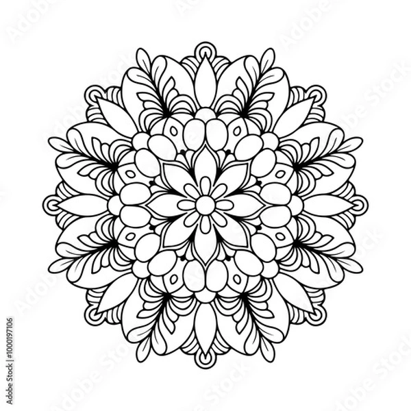 Obraz Circular Pattern In The Form Of A Mandala