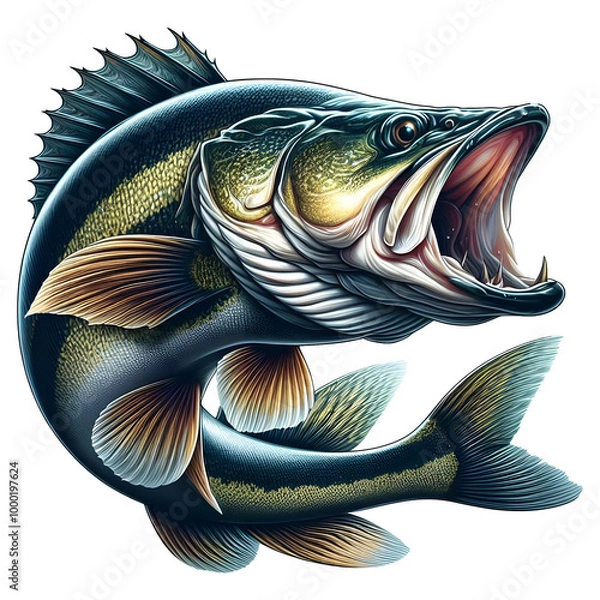 Obraz Walleye Fish