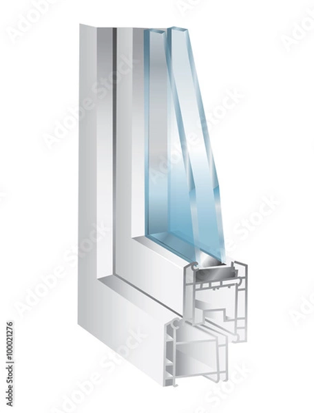 Obraz Element of window - glass
