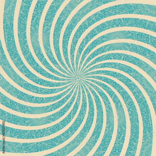 Fototapeta Retro Blue and White Textured Background