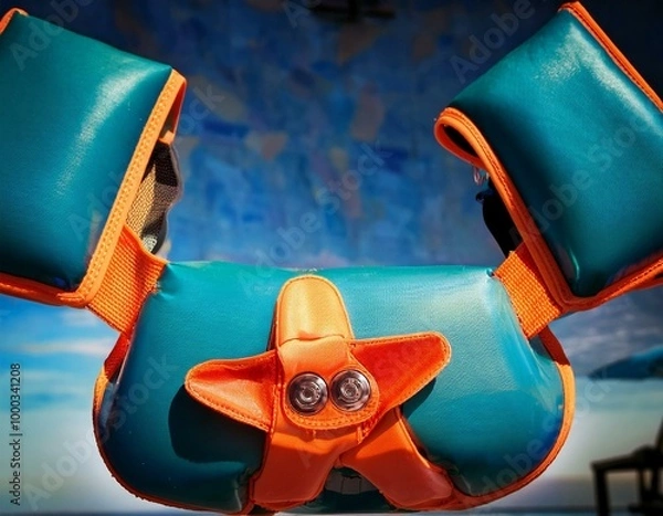 Fototapeta swim ring armbands and swim vests 