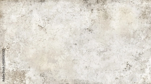 Fototapeta A detailed texture of a weathered concrete wall with a faded, vintage appearance in neutral beige and gray tones.