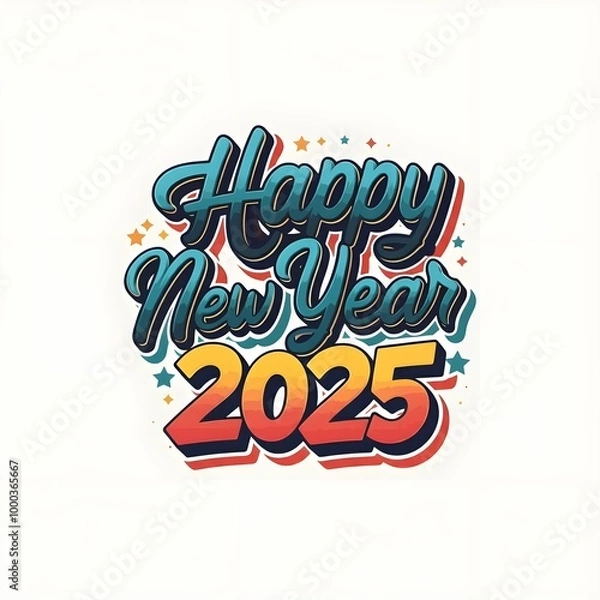 Fototapeta Happy New Year 2025

