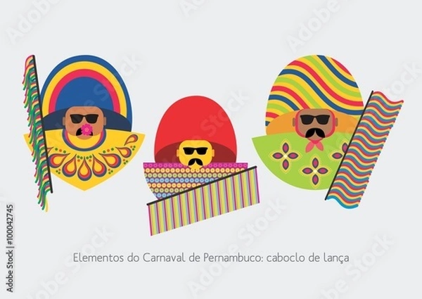 Obraz Caboclos de Lança do Maracatu