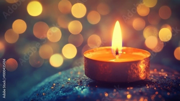 Obraz Diwali Candle: A Symbol of Hope and Light