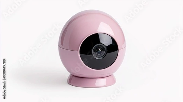 Obraz Modern blue humidifier on pink background