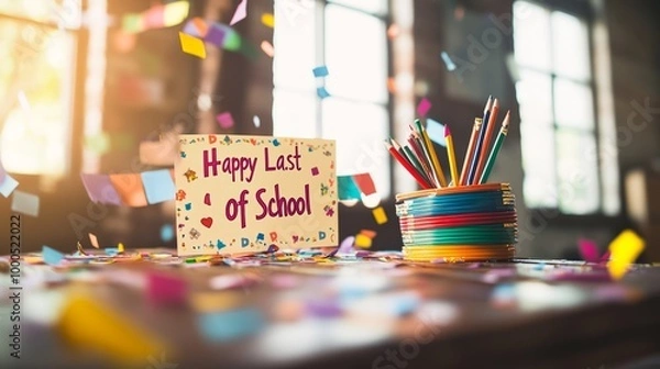 Fototapeta Celebrating the Last Day of School